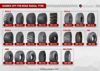 Pneu radial lisse OTR Hanmix L5 23.5R25 26.5R25 29.5R25 29.5R29 pour camion navette souterrain, chargeur minier, opération de forage de tunnels