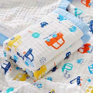 Couverture d'emmaillotage en mousseline de coton 100% pour bébé, 4 couches, fabriquée en Chine - Product Image 4