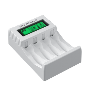 <span class=keywords><strong>Caricabatterie</strong></span> Portatile PUJIMAX con Display LCD a 4 Slot <span class=keywords><strong>per</strong></span> <span class=keywords><strong>Batterie</strong></span> <span class=keywords><strong>Ricaricabili</strong></span> <span class=keywords><strong>AA</strong></span>/AAA Ni-MH/Ni-CD, Uscita 1.2V, Micro USB Tipo-C - Product Image 4