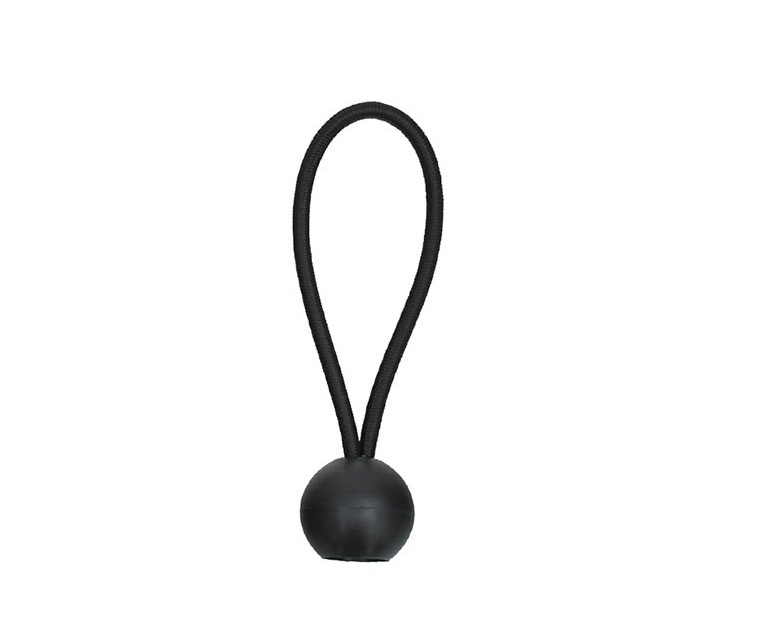 Boule élastique en corde 21cm (noir)