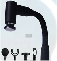 Pistolet de massage professionnel rechargeable 2025 à long manche, nouveau modèle, tête chauffante en U pour relaxation musculaire profonde à domicile