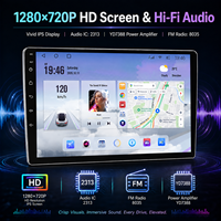 KSOY-T100 Radio Android 9 Inci Universal Multimedia Mobil Nirkabel Carplay GPS Navigasi HiCar Kamera AHD Layar Sentuh RDS FM TF