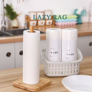 クリーニングクロスウェット & ドライ耐久性使い捨て家庭用マイクロファイバーキッチンクリーニング簡単ホワイトキッチンレイジーラグ25 * 30cm在庫あり - Product Image 3