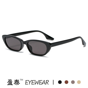 Yingtai Eyewear Cat Eye Sunglasses PC <b>Frame</b> UV400 Unisex Lightweight Streetwear Style - Product Image 2