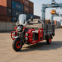 Tricycle électrique de fret chinois 1800W avec essieu arrière à 180 vitesses et moteur à aimant permanent