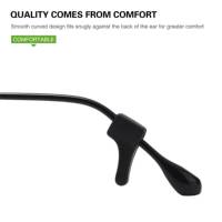 Accessoires de lunettes personnalisés MT, support de lunettes de sport antidérapant réglable, crochets d'oreille en silicone de sécurité pour le rangement