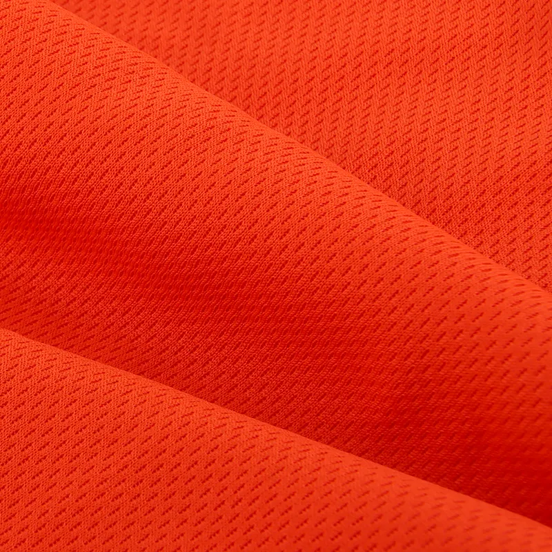 Mẫu miễn phí sản xuất 145gsm Polyester gạo vải dệt kim chim mắt lưới vải cho thể thao