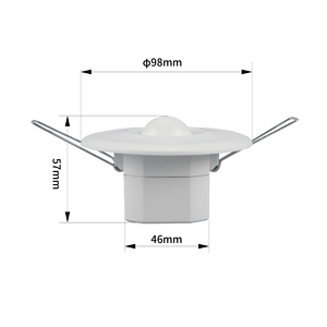 Trần tuôn ra núi 5.8GHz lò vi sóng Radar cảm biến chuyển đổi ánh sáng, 12-24VDC tự động On/off cho nhà thông minh văn phòng điều khiển ánh sáng - Product Image 2