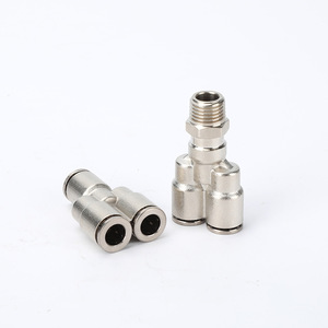 SiVK KQG2 Series Stainless Steel <b>Quick</b> Connect Fittings Pneumatic Tube Fittings - Product Image 4
