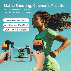 Điện thoại thông minh làm phim vlog quay video giàn lồng điện thoại giữ video ổn định - Product Image 2