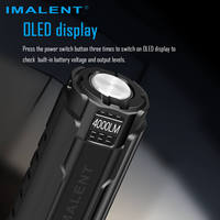 Lampe de poche important, 4000 lumens, torche EDC Mini, s'adapte dans la poche d'une chemise, nouvelle collection