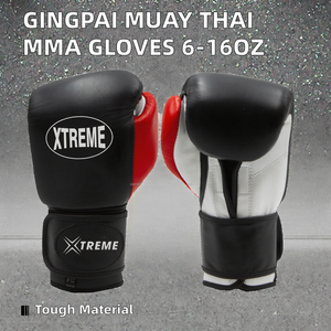 Guantes Profesionales de Muay Thai Antideslizantes para Boxeo, Uso en Gimnasio, Combate Libre, MMA, Entrenamiento con Saco de Arena, Artes Marciales - Product Image 2