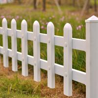 Poste de valla de plástico artificial para jardín, económico, blanco, para niños