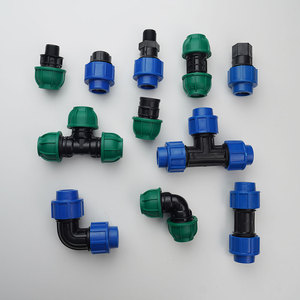 Conector Rápido de 3 Vías para Accesorios de Tubería de Superficie Lisa, Personalizado, de Alta Calidad, Venta al por Mayor, Clasificación de Presión PN16 para Riego Agrícola - Product Image 1