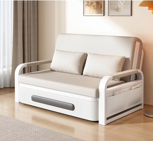 Ghế sofa giường 2 chỗ ngồi hiện đại OEM/ODM có ngăn chứa đồ dưới ghế, chất liệu vải chống thấm, dành cho phòng khách, khách sạn, phòng ngủ, cung cấp B2B hiện đại - Product Image 6