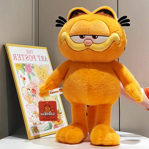 Célébrité pour enfants Garfield <span class=keywords><strong>dessin</strong></span> <span class=keywords><strong>animé</strong></span> chat poupée mignon en peluche brodé Technique doux PP coton - Product Image 5