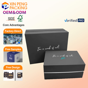 Boîte d'emballage personnalisée OEM 2026 XP avec logo, emballage cadeau en papier kraft, boîte à emballage artisanale avec estampage visuel et motif emblématique - Product Image 1