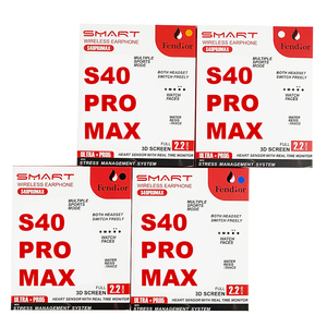 New Hot Bán thông minh đồng hồ S40 Pro <span class=keywords><strong>Max</strong></span> 2 trong 1 Tai nghe loạt 8 reloj inteligente Tai nghe tai nghe Tai nghe Earbuds 2 trong 1 - Product Image 5