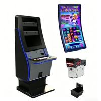 Bornes d'arcade Zhuohua 43 pouces incurvées à écran tactile, à monnayeur, jeu LUCK, difficulté réglable, interface anglaise, multijoueur