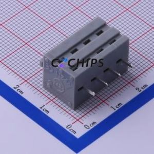 KF211V-5.0-4P Spring Terminal Block Through hole Component (THT),P=5mm Connector 5mm 4P 4 15A - Product Image 2