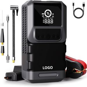 Nueva Llegada Inalámbrico 6000mAh Neumático Compresor <span class=keywords><strong>de</strong></span> aire Abrazadera inteligente 2000A Batería <span class=keywords><strong>de</strong></span> <span class=keywords><strong>coche</strong></span> Arrancador <span class=keywords><strong>de</strong></span> batería Banco <span class=keywords><strong>de</strong></span> energía - Product Image 1