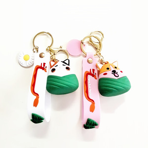 Móc Chìa Khóa Búp Bê Ba Chiều Bằng Nhựa <span class=keywords><strong>PVC</strong></span> Mềm Chất Lượng Cao Móc Chìa Khóa Điện Thoại Di Động Bằng Nhựa <span class=keywords><strong>PVC</strong></span> Mềm Sáng Tạo Hoạt Hình - Product Image 4