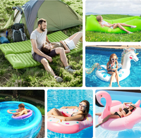 Pompe à air rechargeable de qualité en gros, batterie 6000 mAh, gonflage rapide, dégonflage, lit d'air, flotteur de piscine, camping en plein air