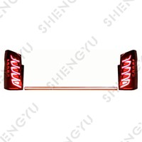Systèmes de carrosserie automobile pour Mercedes Benz classe V vito v260 feux de mise à niveau nouveau design feux arrière pénétrants accessoires de voiture