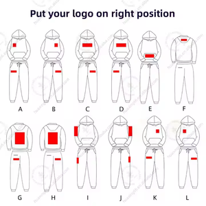 Tùy Chỉnh Rhinestone Logo OEM Quần Áo Người Đàn Ông Sweatsuit Set 2 Mảnh Tracksuit Cho Nam Giới Quần Bó Sát Và Áo Bộ - Product Image 6