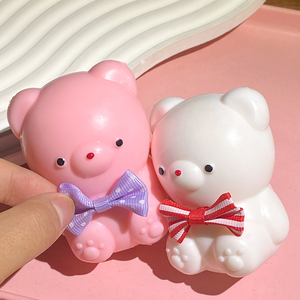 Little <b>Bear</b> Squeeze Toy <b>Cute</b> Anti-Stress Relief Toy TPR Material Soft Sensory Squeeze Ball Stress Management Tool - Product Image 4