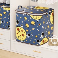 Sacs de rangement pliables grands conteneurs d'organisation de vêtements pour couettes couvertures de literie avec poignée renforcée