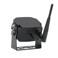 Caméra de recul sans fil AHD 1080P, caméra de camion à large plage de tension 12-36V avec 170° de champ de vision °   Transmission numérique grand angle 2.4G