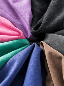 Automne haute qualité 230g coton vêtements de sport surdimensionné délavé à manches longues t-shirt léger logo personnalisé pour les femmes unisexe - Product Image 5