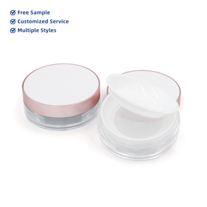 15g ABS/PP 원형 플라스틱 용기(메쉬 시프터 포함) - 친환경 루스 파우더 용기(페이스 메이크업 포장용) - Product Image 3