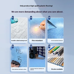 Revêtement de <span class=keywords><strong>sol</strong></span> en vinyle carré épaissi commercial, design moderne, résistant à l'usure, imperméable, garantie 5 ans, antidérapant, installation facile - Product Image 2
