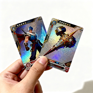 Cartes de collection TCG de forme irrégulière OEM ODM, illustrations personnalisées, estampage à chaud doré, cartes de jeu à collectionner avec boîte personnalisée - Product Image 4