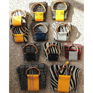 Vendita calda di alta qualità borse con stampa animale Design unico piccole donne Mini borse Made In Italy Loop di cintura di personalizzazione per la vendita - Product Image 5