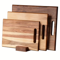 Planche à découper en bois d'érable personnalisée, durable, épaisse, planche à découper de cuisine, bois semblable à des livres, planche à découper rectangulaire en bois