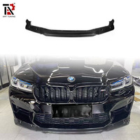 Lèvre avant, séparateur avant, spoiler avant en fibre de carbone sèche style MT pour BMW F90 M5
