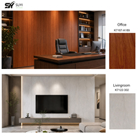 Panneau mural intérieur WPC direct usine, 100 % étanche, ignifuge B1, composite bois-plastique E0 pour salon et hôtel