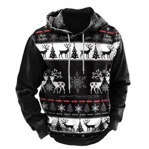 เสื้อฮู้ดดี้ผ้าคอตตอนผสมสแปนเด็กซ์ ผ้าคอตตอนผสมแบบเรียบ เสื้อฮู้ดดี้ออกกำลังกาย เสื้อฮู้ดดี้แฟชั่นผู้ชาย - Product Image 4