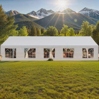 Grandes tentes d'extérieur imperméables en alliage d'aluminium pour événements, tente en PVC blanc, chapiteau, bâche, exposition, mariage, fête, événement