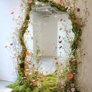 Arche <span class=keywords><strong>de</strong></span> fleurs Yicheng Beauty Garden, dispositif d'arche <span class=keywords><strong>de</strong></span> fleurs artificielles, décoration d'arche <span class=keywords><strong>de</strong></span> fleurs, fond <span class=keywords><strong>de</strong></span> photographie, mobilier <span class=keywords><strong>de</strong></span> <span class=keywords><strong>salon</strong></span> à vendre - Product Image 1