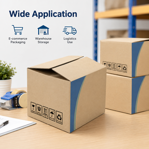 Custom Printed Shipping Carton Box Heavy Duty Corrugated Cardboard Packaging Box For Logistics Express Freight Transportation - Product Image 4