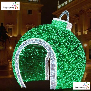 Bola LED para luces de eventos, bola de cristal con luz LED, bola redonda gigante con luz LED, luz navideña - Product Image 2