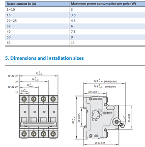 CHINT NXB-63 SERIES Miniature <strong>Circuit</strong> <strong>Breaker</strong> 6kA C Cure 1P 2P 3P 4P 1A 2A 3A 4A 6A 10A 16A 20A 25A 32A 40A 50A 63A - Product Image 5
