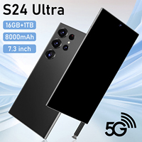 Téléphone intelligent 5G S24 Ultra de haute configuration 2024, dernier modèle, haute qualité, vente en gros, téléphone portable de jeu, 108MP, Deca Core, LTE, anglais