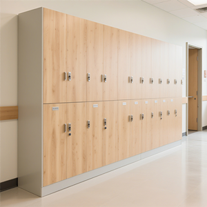 Neuer Wasserdichter Umweltfreundlicher Feuerfester Holz-Sport-HPL Z-förmiger 12mm Dicker Moderner Outdoor-Aufbewahrungsschrank für Fitnessstudios und Apartments - Product Image 3