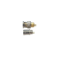 Conector RF de crimpado macho BNC chapado en oro de 75 ohmios Enchufe de monitoreo de cabezal coaxial de video para dispositivos electrónicos