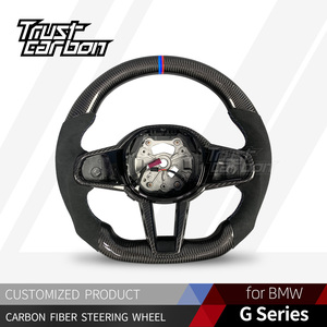Volante Deportivo de Fibra de Carbono Personalizado para BMW 2018-2024, Actualización LCI, G2X G3X F9X M3 M4 M5 <span class=keywords><strong>M8</strong></span> X3M X4 X5 X6 340i 440i 540i 840i - Product Image 2